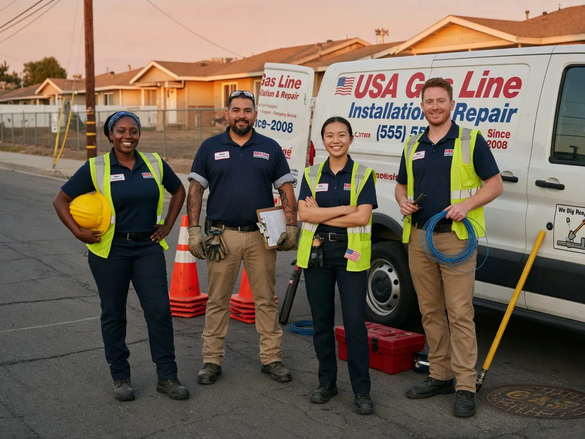 Gas Line Installation company in Olds, IA